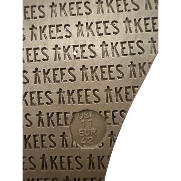 Tkees Leather Double Strap Flip Flop Sandals Size 11 taupe - Picture 8 of 8